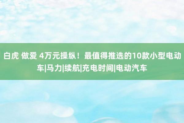 白虎 做爱 4万元操纵！最值得推选的10款小型电动车|马力|续航|充电时间|电动汽车