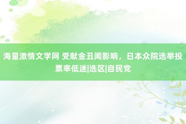 海量激情文学网 受献金丑闻影响，日本众院选举投票率低迷|选区|自民党